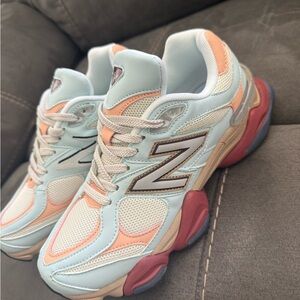 New Balance Women's Pastel Sneakers - Blue, Pink, Tan